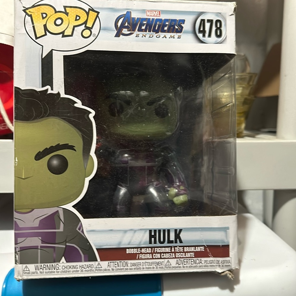 Hulk pop bobble head